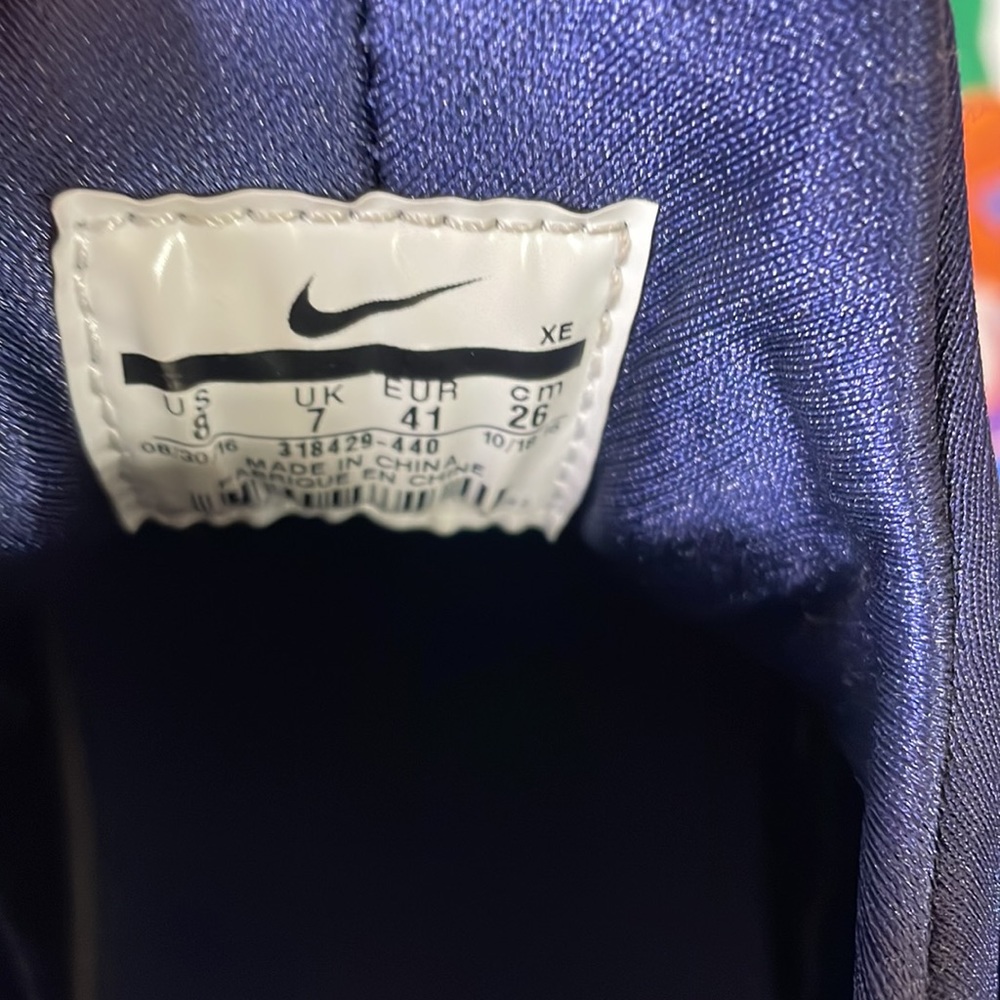 Nike Men's Air Huarache Triple Navy Blue - Picture 6 of 6